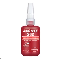 Loctite 262 közepes/nagy szilárdságú csavarrögzítő M36-ig 50 ml-es Loctite 262 közepes/nagy szilárdságú csavarrögzítő M36-ig 50 ml-es