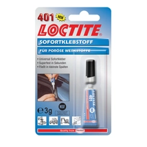 Loctite 401 3g-os általános kis viszkozitású pillanatragasztó.