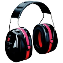 3M OPTIME III (3M_H540A-411-SV) Fekete/piros fülltök