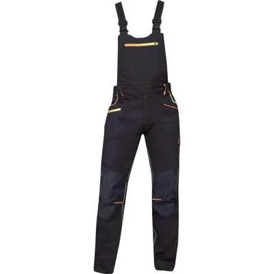 ARDON®CREATRON® kantáros nadrág fekete-neon