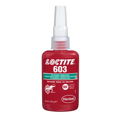 Loctite 603 nagy szilárdság, olajtűrő csapágyrögzítő 10ml-es