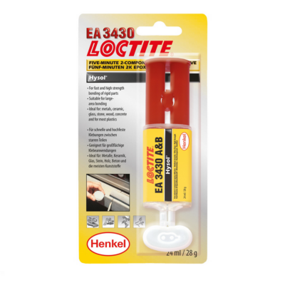 Loctite 3430 2 komponensű, gyorskötésű epoxi 24ml-es