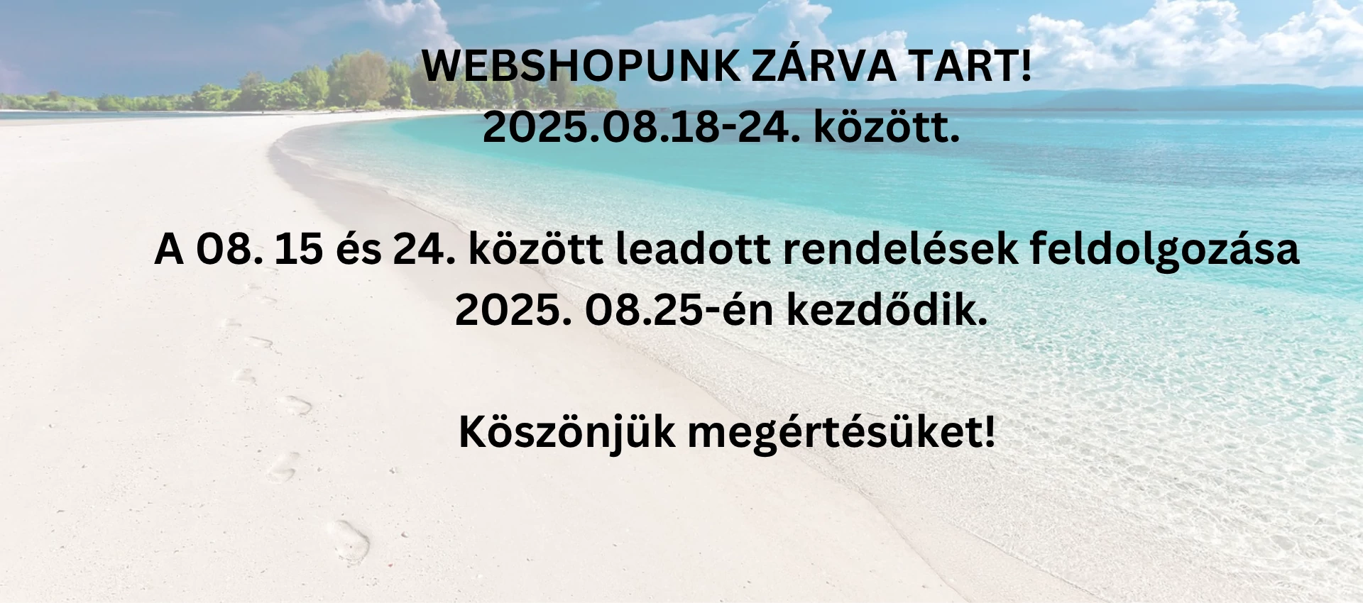 nyári leállás 2025